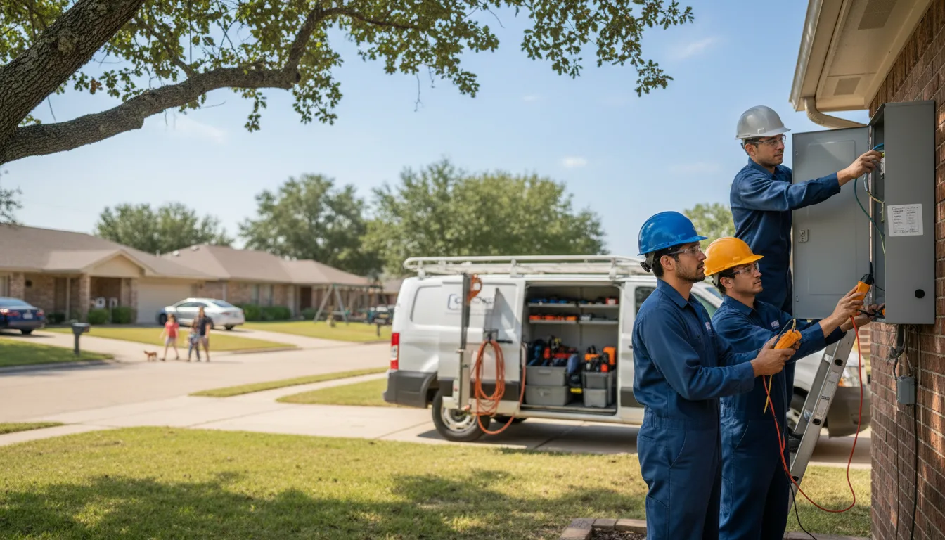 Certified electrician providing emergency electrical services in Enning, SD